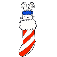 Christmas Bunny Sticker