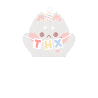 Cat Thanks Sticker