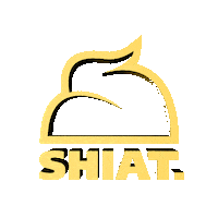 SHIAT logo shit spin shiat Sticker