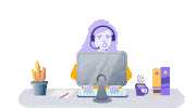 Robot Chatbot Sticker by Vutura