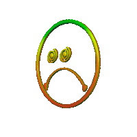 LeBonkeur sad bonk spiral multicolour Sticker