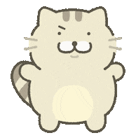 Cat Character Sticker