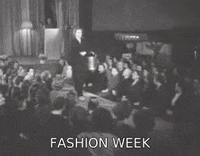 Fashion Week Fashionista GIF by GIF IT UP
