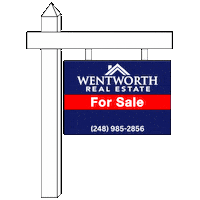 Sign Forsale Sticker by WentworthRealEstate