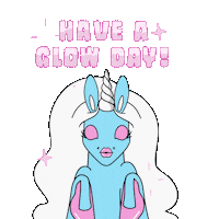 Good Day Vibes Sticker by Glow The Unicorn