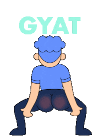 klaivearts ass twerk damn booty Sticker