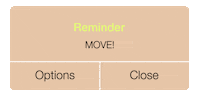 Move Reminder Sticker by Beis