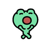 banguri animals animal frog amphibian Sticker