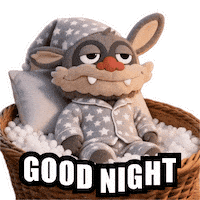 Tired Good Night Sticker