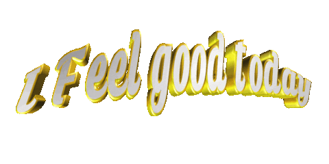 Feeling Good Day Sticker by GIPHY Text