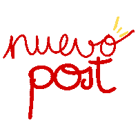 elisalaoshi new post nuevo rojo Sticker