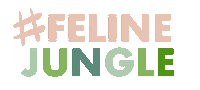 Jungle Cat Summer Sticker by FelineJungle