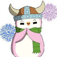 Happy Lets Go Sticker by Pudgy Penguins