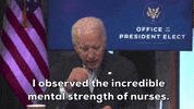 Joe Biden Listening GIF by GIPHY News