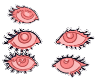 Pink See Sticker by shiancore