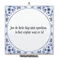 Wijsheid Troost Sticker by Tegelspreuken.nl