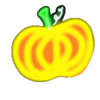 erikakuntar halloween neon pumpkin cinderella Sticker