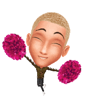 Thejakebecker Poms Sticker by Genies