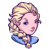 Frozen 2 Art Sticker by IMURAL