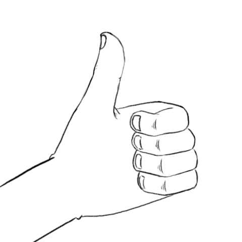 Frame By Frame Thumbs Up GIF by Happy Motion