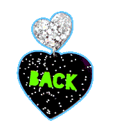 Black Heart Hearts Sticker by Haus of Dizzy