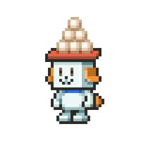 Rice Cake Dog Sticker