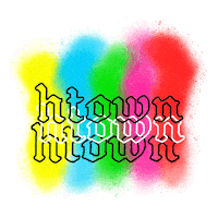 H Town Houston Sticker