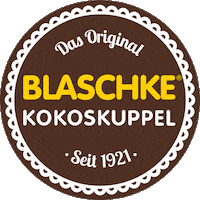 blaschkeoriginal schokolade kokos blaschke kokoskuppel Sticker