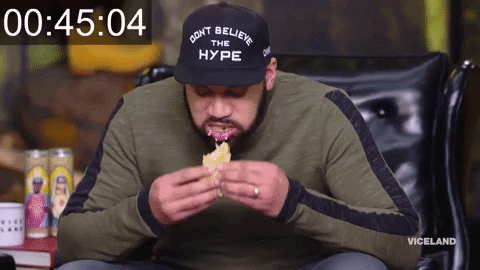 fast food eating GIF by Desus & Mero