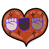 ebrulillustrates love united blm black lives matter Sticker