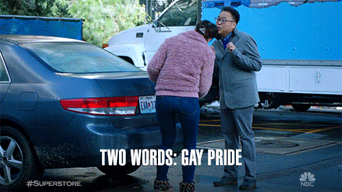 Gay Pride Nbc GIF by Superstore
