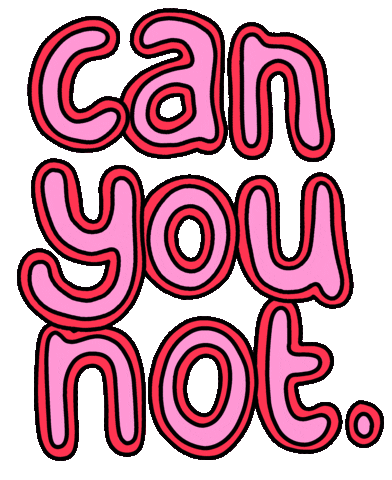 Can You Not Stop Sticker by Poppy Deyes