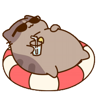 Relaxing Good Vibes Sticker by Bichi Mao