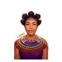 African Queen Africa Sticker by C.Nichole