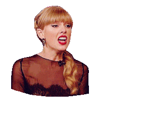 Frustrated Taylor Swift Sticker by reactionstickers