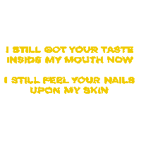 Handwriting Needle Sticker by Island Records Australia