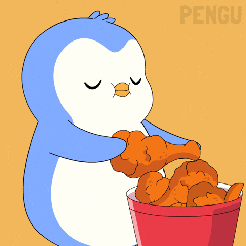 Hungry Fast Food GIF by Pudgy Penguins