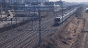 minwel train subway line1 osan GIF