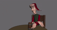 mickyrocca animation beer character speech GIF
