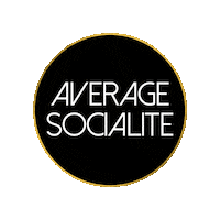 AverageSocialite average socialite averagesocialite Sticker