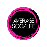 AverageSocialite average socialite averagesocialite Sticker