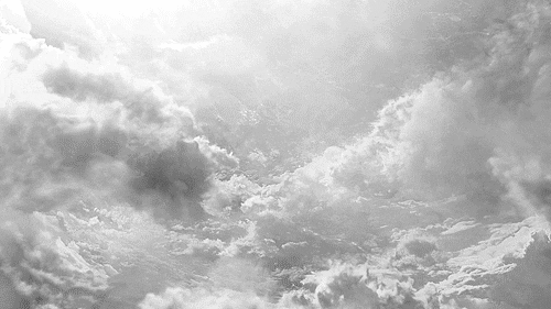 black and white sky GIF