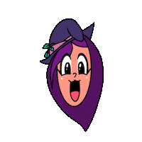 Happy Witch Sticker