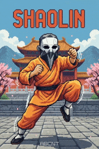 ABCNT fight focus meditation ninja GIF