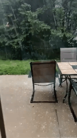 Loud Hail Falls in Tennessee Amid Severe Thunderstorm Warnings