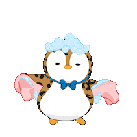 Penguin Bubbles Sticker by Pudgy Penguins