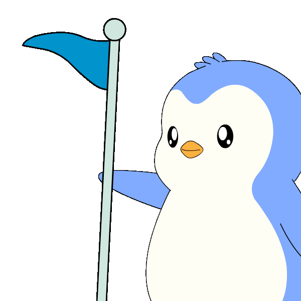 Still Alive Penguin Sticker by Pudgy Penguins