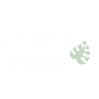 Lettering Plants Sticker