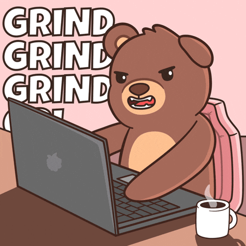Working Teddy Bear GIF by BEARISH