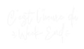 Week End Sticker by Marie Angeline